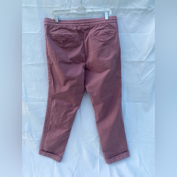 Todd Snyder Size Large Drawstring Chino Trousers in a Dusty Rose - Picture 3 of 13